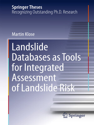 cover image of Landslide Databases as Tools for Integrated Assessment of Landslide Risk